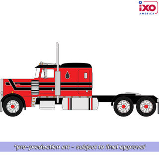 IXO 1:64 1973 Peterbilt 359 - Red and Black