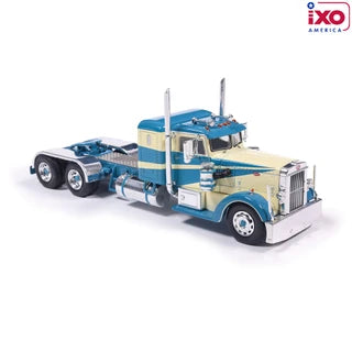(Preorder) IXO Model 1:64 1952 Peterbilt 350 - Blue and Cream