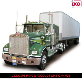 IXO 1:64 1974 Kenworth W-925 - Green with white trailer