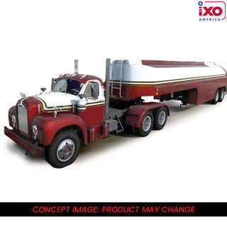 IXO 1:64 1953 Mack B 61 with tanker - Candy Red stripes