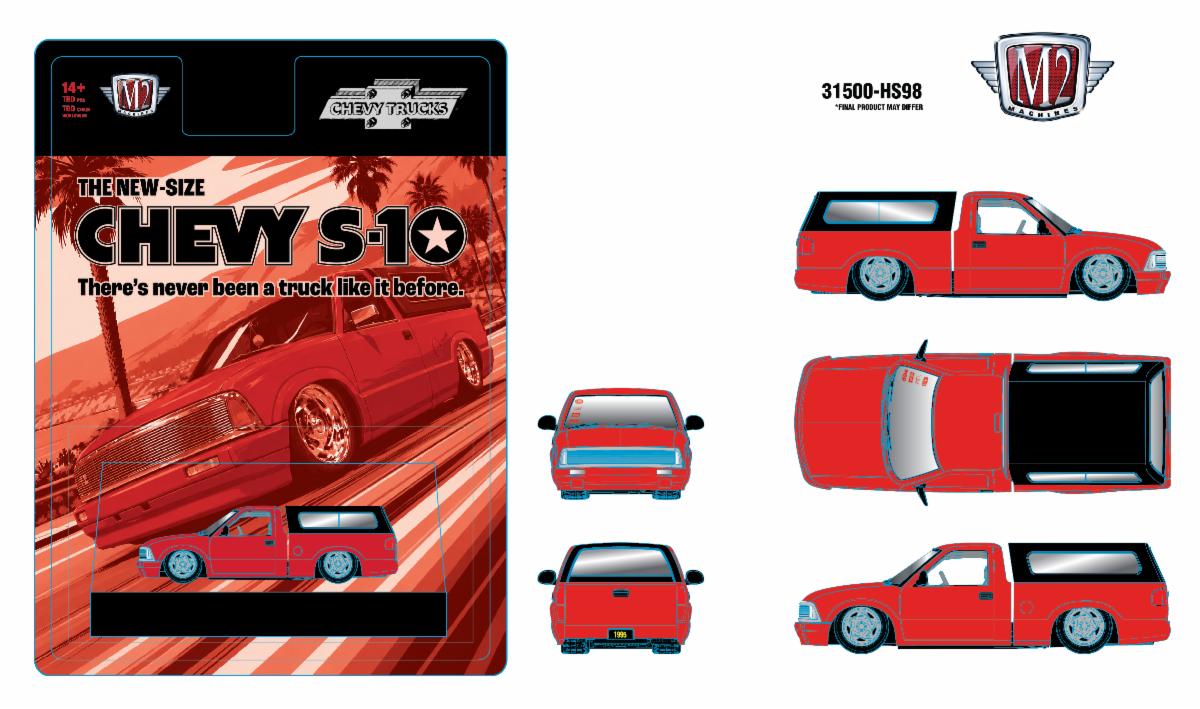 M2 Hobby Exclusive S10 Lowrider Truck 31500 Series (31500-HS98)   