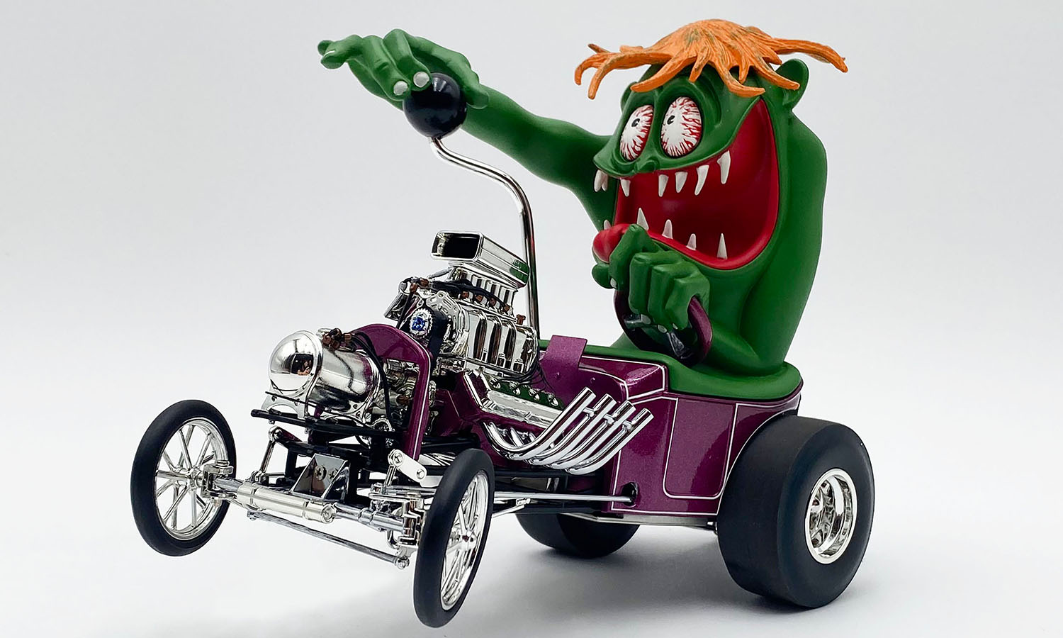 1:18 Rat Fink T-Bucket "Mother's Worry" w/Rat Fink Figure