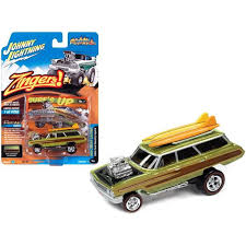 JL 1:64 Street Freak-Ford 1964 Country Squire Green