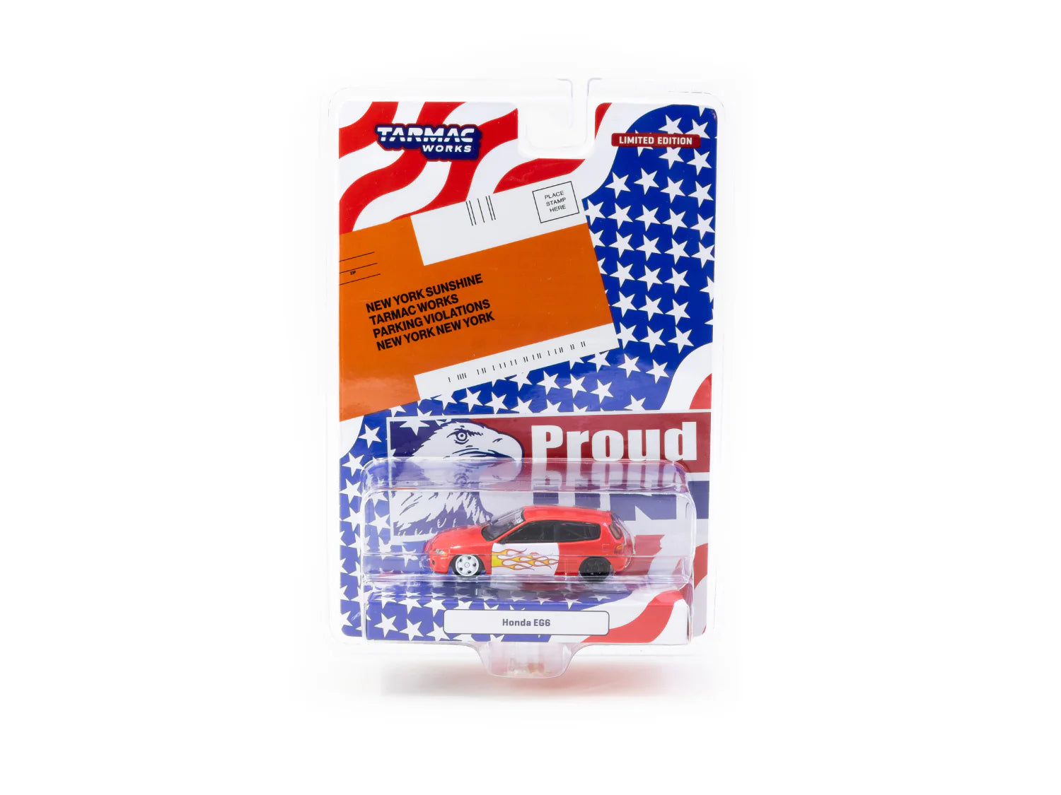 Tarmac Works 1:64 Honda Civic EG6 New York Sunshine T64-TL001-NYS