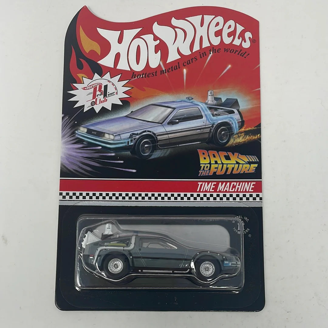 Hot Wheels Red Line Club Back to the Future DeLorean TIME MACHINE