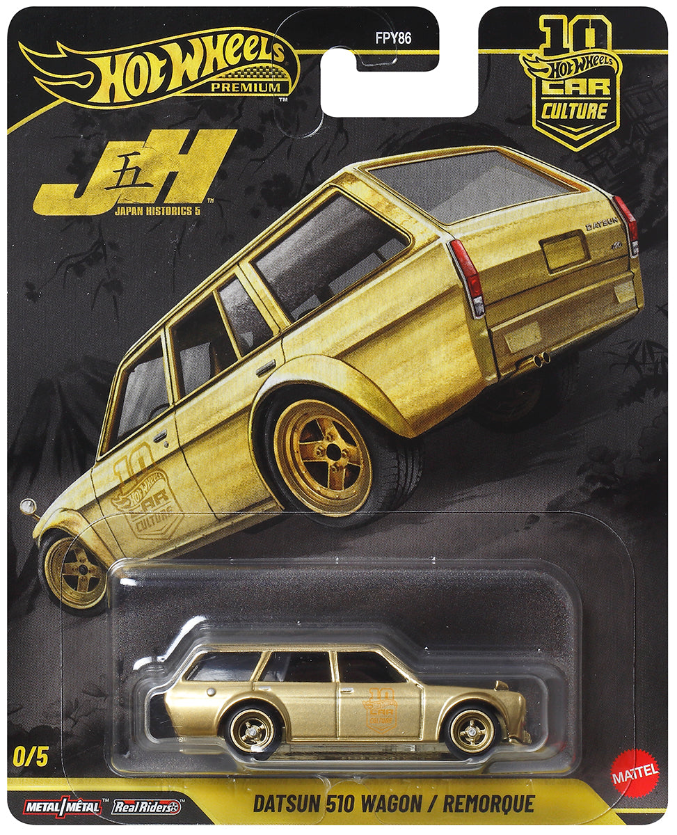 2026 Hot Wheels Car Culture Premium Chase Datsun Gold