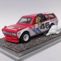 Custom Datsun 510 Wagon with Figure