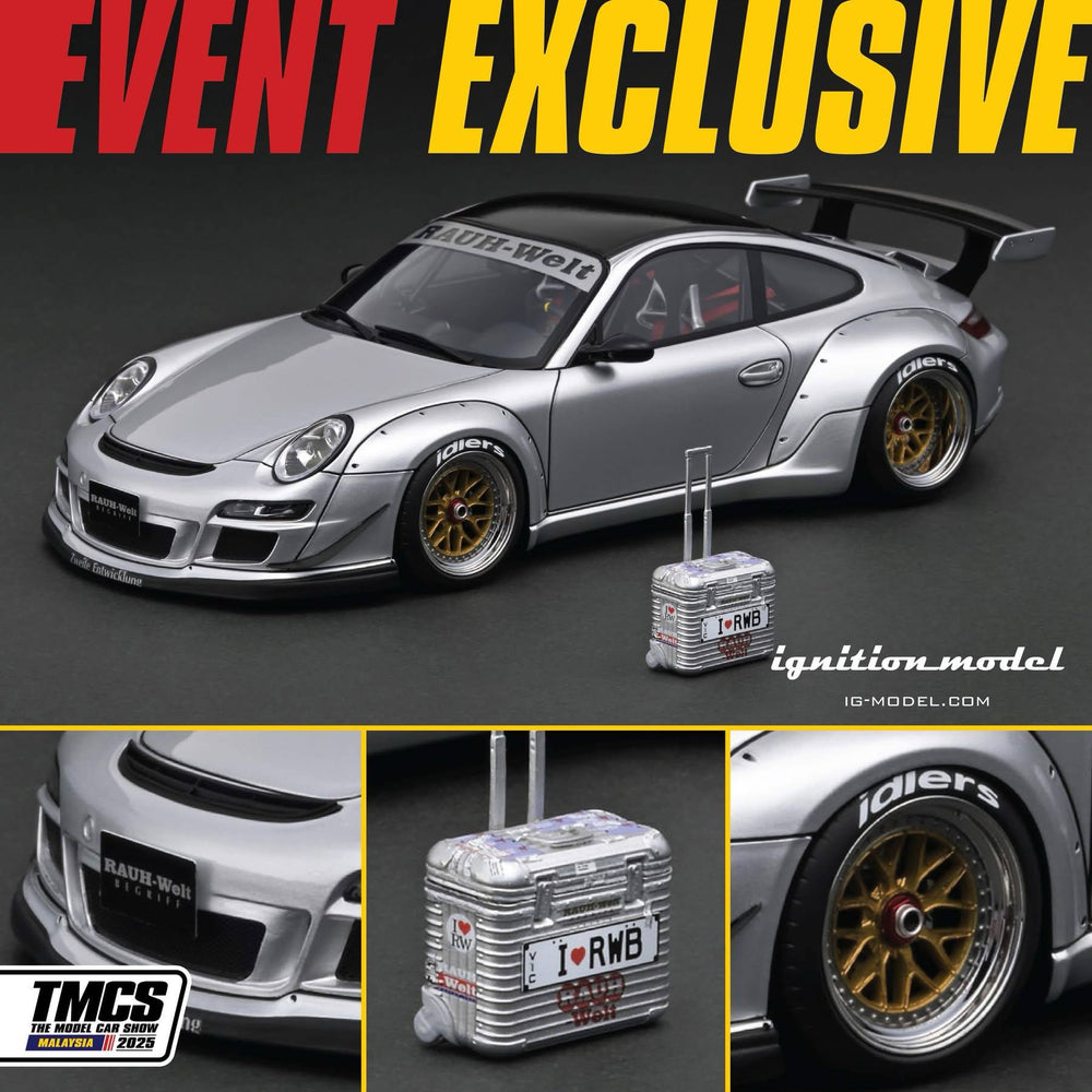 TMCS Event Ignition Model Silver Porsche