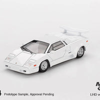 MiniGT Lamborghini Countach 25th Anniversary White