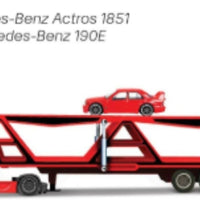 Mercedes Benz Actros with Mercedes Benz 190E