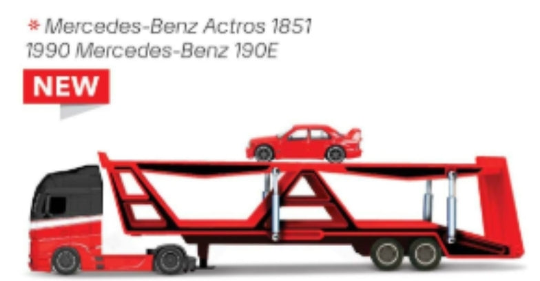 Mercedes Benz Actros with Mercedes Benz 190E