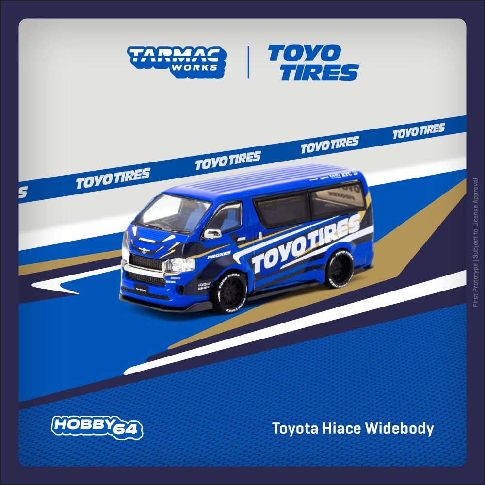 Pre Order Tarmac Toyota Hiace Widebody