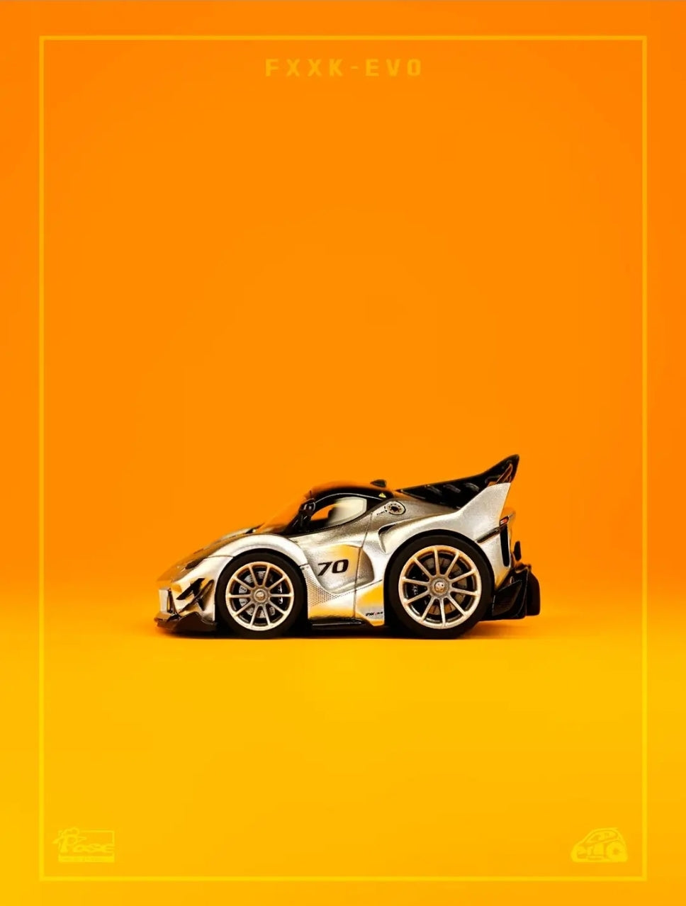 EraQ x KR Ferrari FXXK-EVO Silver #70