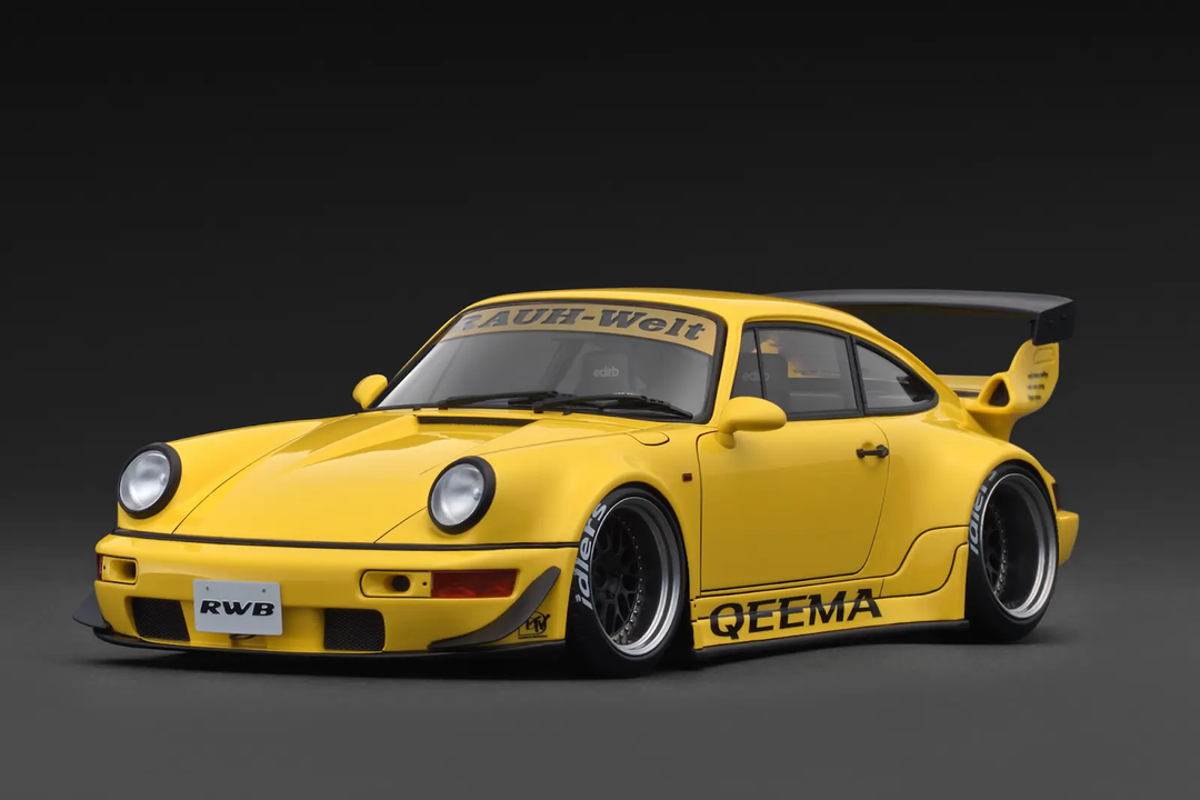 Ignition Model 1:18 Porsche RWB 964 Yellow IG3949