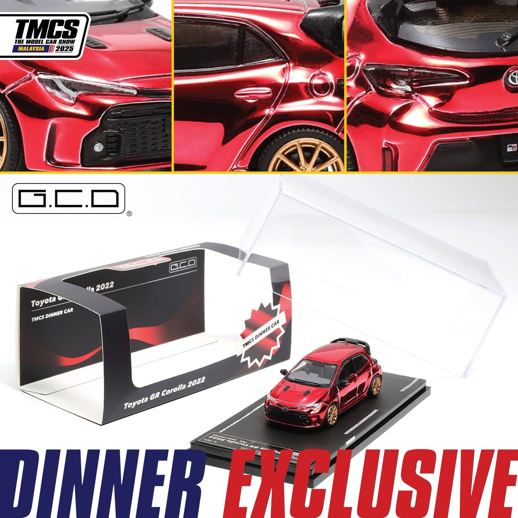 TMCS Event Dinner Exclusive Chrome Corolla