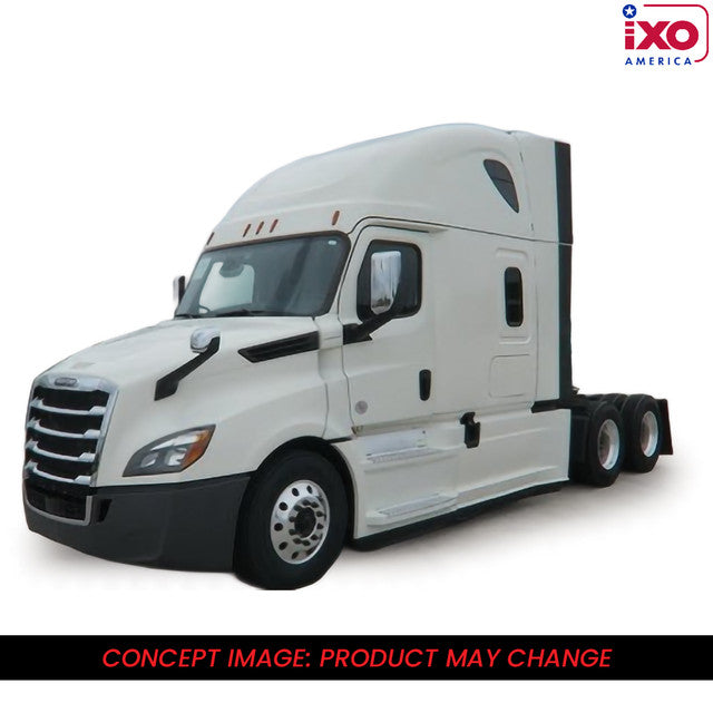 IXO 1:64 2018 Freightliner Cascadia - White with stripes