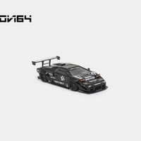 Vision64 1:64 
Countach LP500, LB-Works Modified Black
Retractable-Headlight