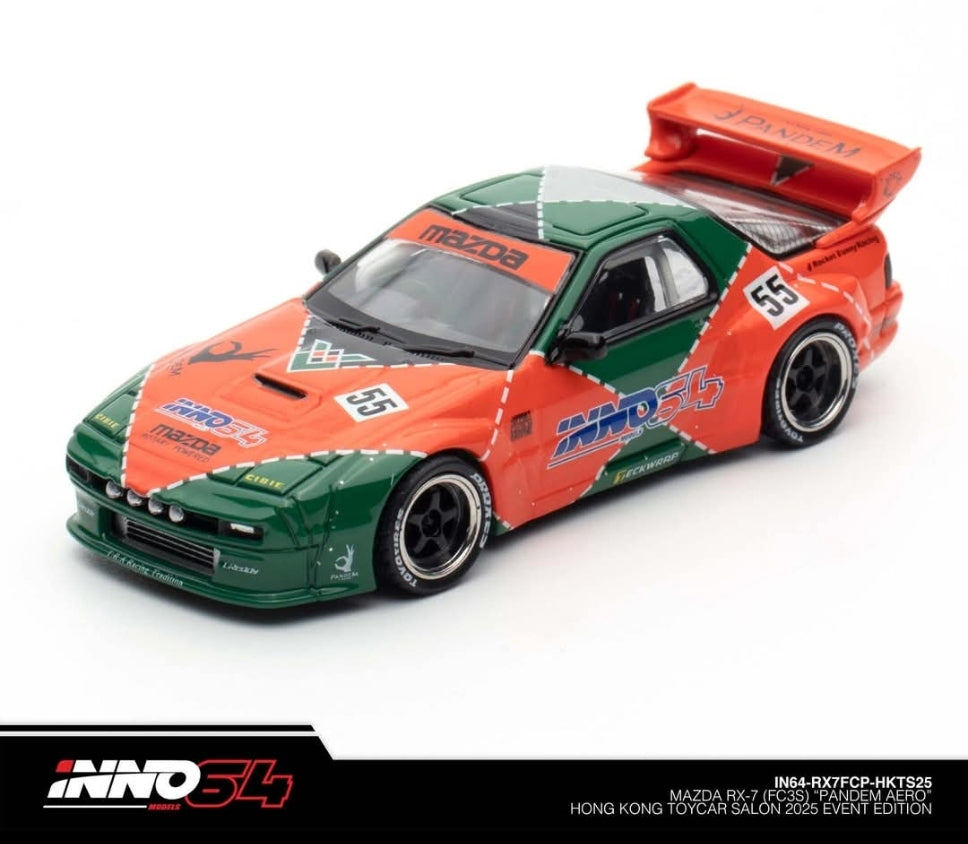 Inno64 Mazda RX-7 (FC3S) "Pandem Aero" Hong Kong Toycar Salon 2025 Event Exclusive