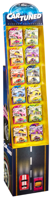 CarTuned Series 2 Sidekick With 24 Cars and Display