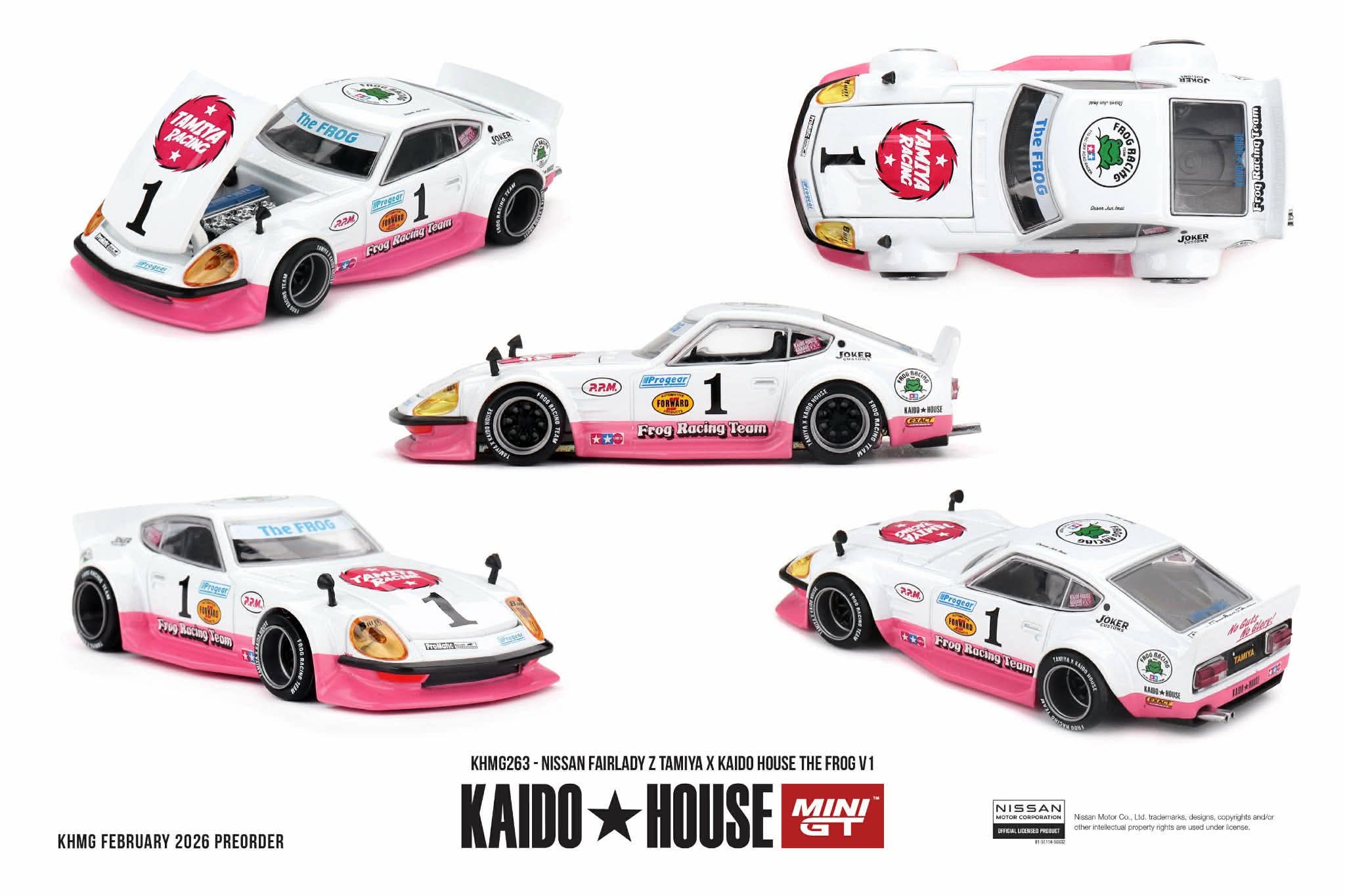 KHMG263 Nissan Fairlady Z TAMIYA x KAIDO HOUSE "The FROG" V1"
