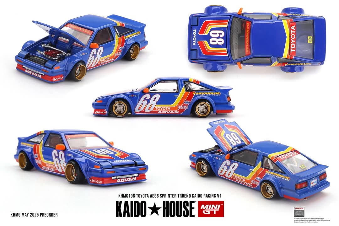 KHMG196 TOYOTA AE86 SPRINTER