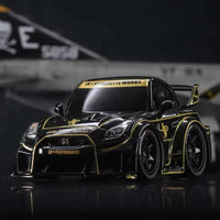 KR 1/64 GT-R R35 Egg Q Car Resin Model Black