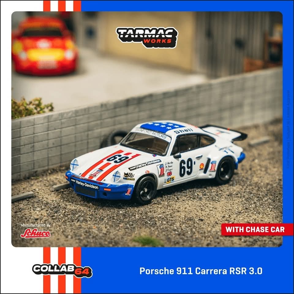 Tarmac Porsche 911 Carrera RSR 3.0 24h Le Mans 1975
