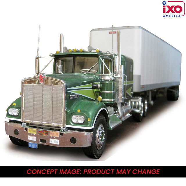 IXO 1:64 1974 Kenworth W-925 - Green with white trailer