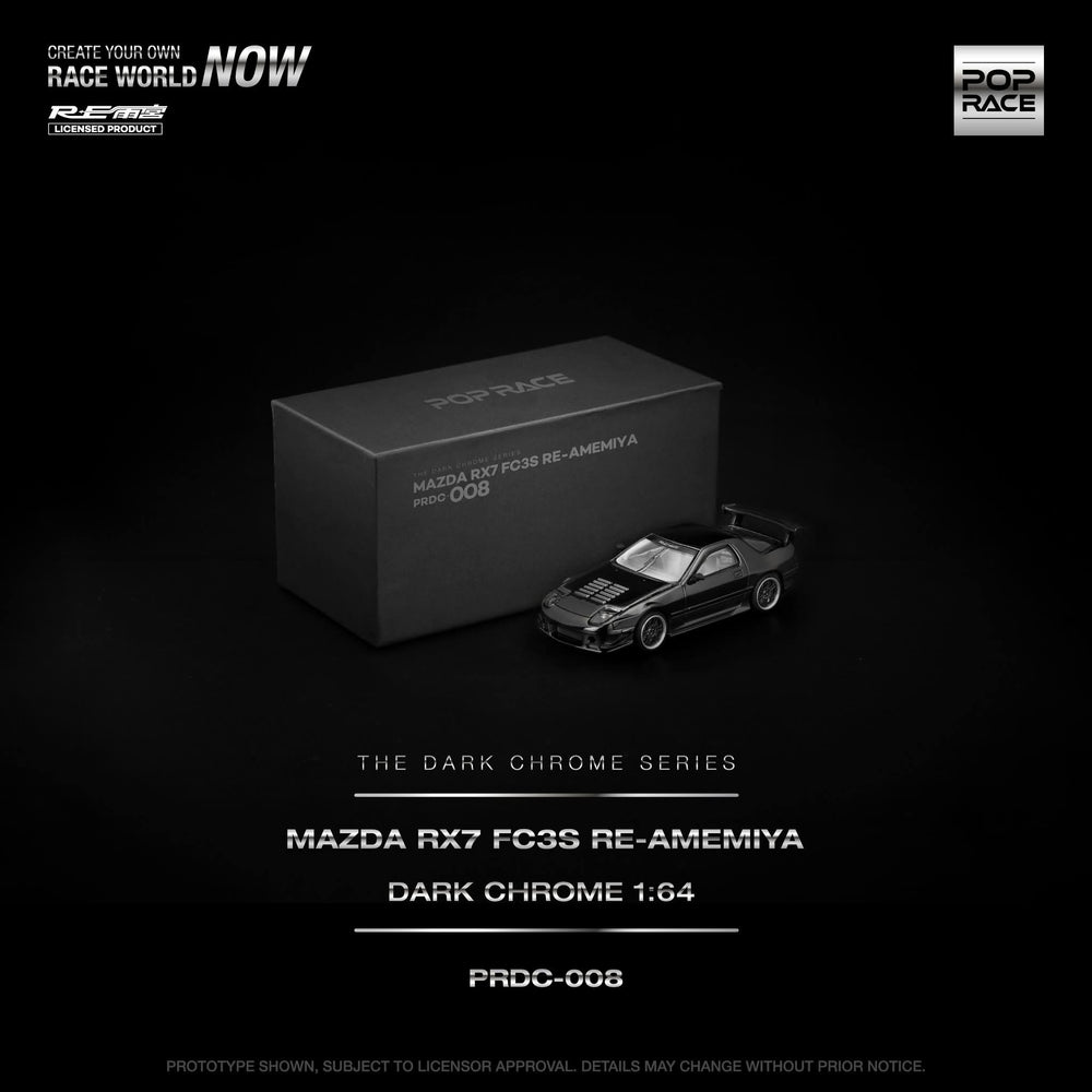 Pop Race PRDC008 MAZDA RX7 (FC3S) RE-AMEMIYA DARK CHROME