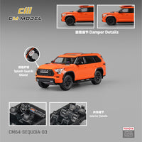 (Preorder) CM Model 1:64 Toyota Sequoia TRD-PRO – Solar Octane – Limited Edition