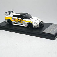 MC 1/64 LB GTR GT White Flash Livery  Ver. 1 Rear Wing/2-Foot Tail Wing