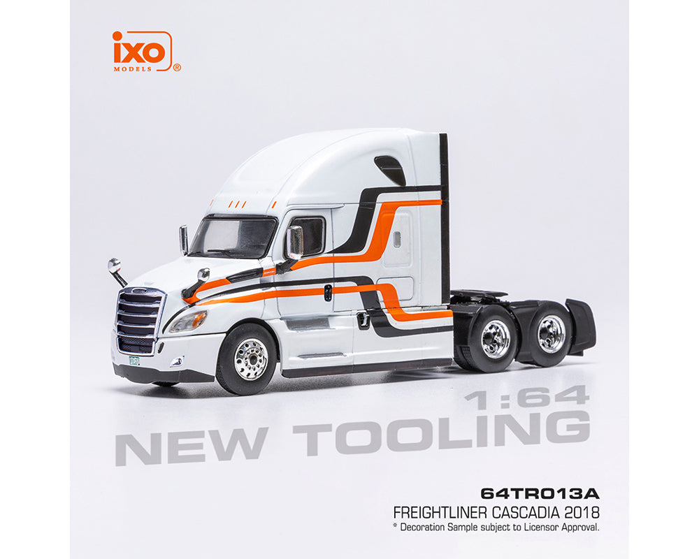 (Preorder) IXO Models 1:64 Freightliner Cascadia 2018 – M White – Limited Edition