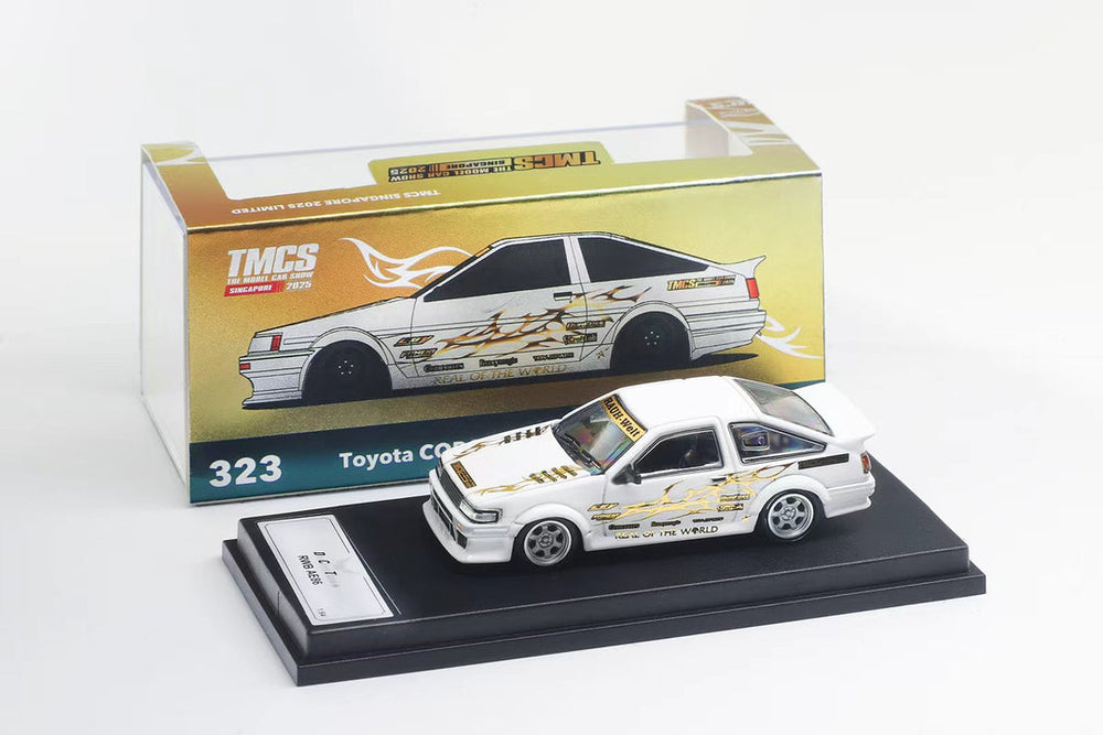1:64 RWB AE86 TMCS Singapore Limited Edition White with Chrome Gold