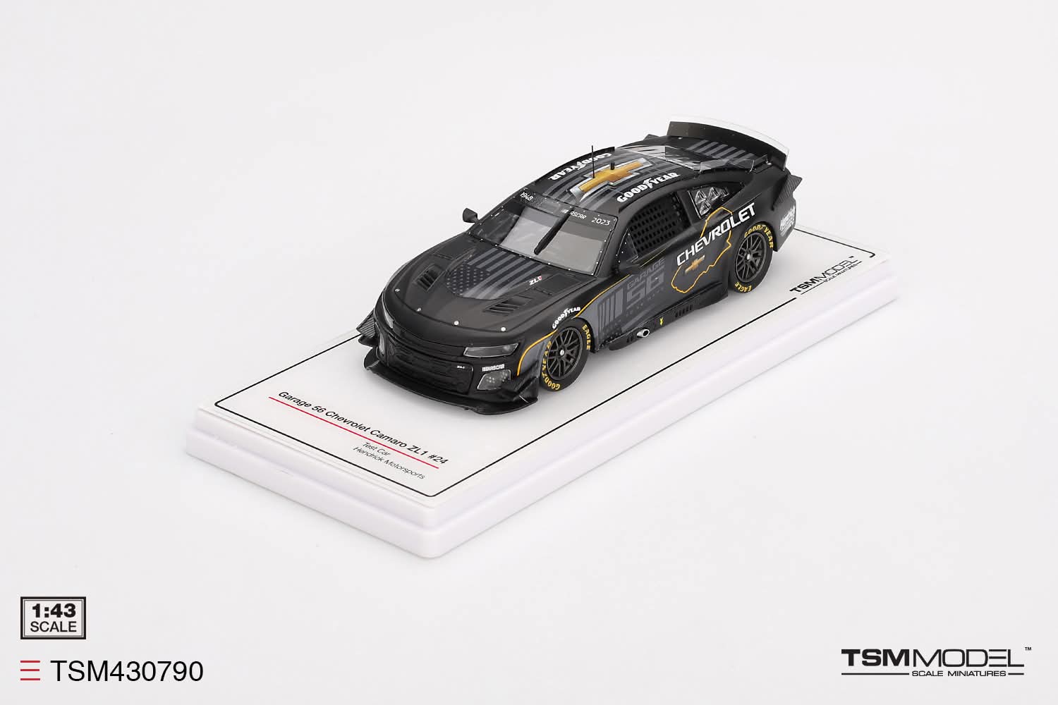 TSM 2025 NASCAR Next Gen Garage 56 Chevrolet Camaro ZL1 #24 Hendrick Motorsports Test Car