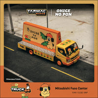 (Preorder) Tarmac Works 1:64 Mitsubishi Fuso Canter OHIGEnoPON Billboard Truck – Yellow – Truck64