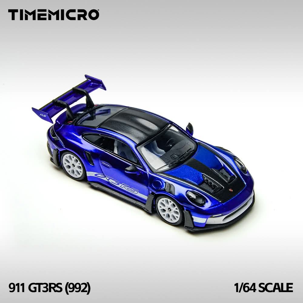 TimeMicro1:64 - Porsche 992 GT3 RS San Marino Blue Simulation