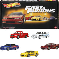 Hot Wheels Premium Original Fast and Furious Premium Bundle, Set of 5 in Collectible Box from The Fast Franchise