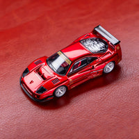 DM Model 1:64 LB F40 Metallic Red