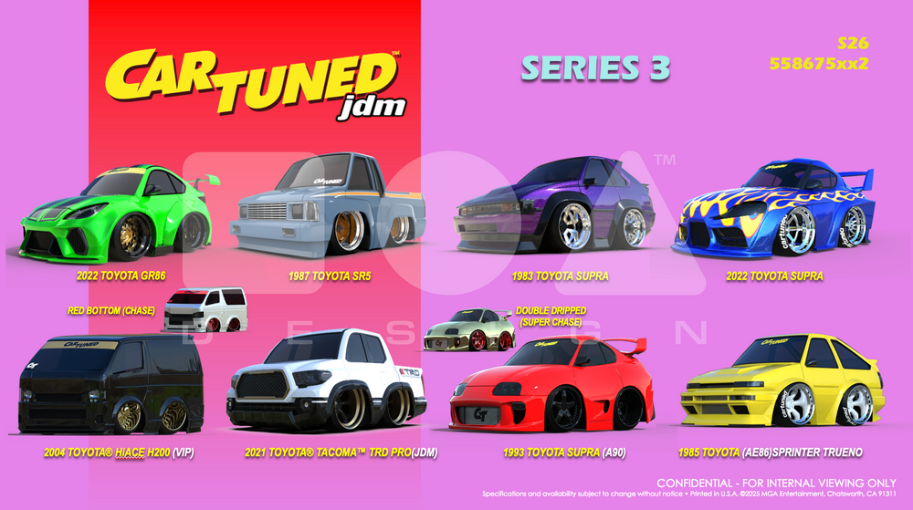 (Preorder) CarTuned 1:64 JDM Tuners Series 3 Assortment