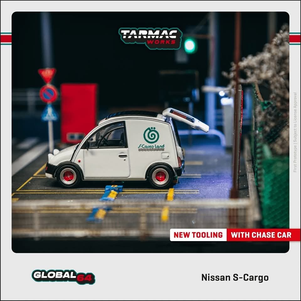 Pre Order Tarmac Nissan S-Cargo White