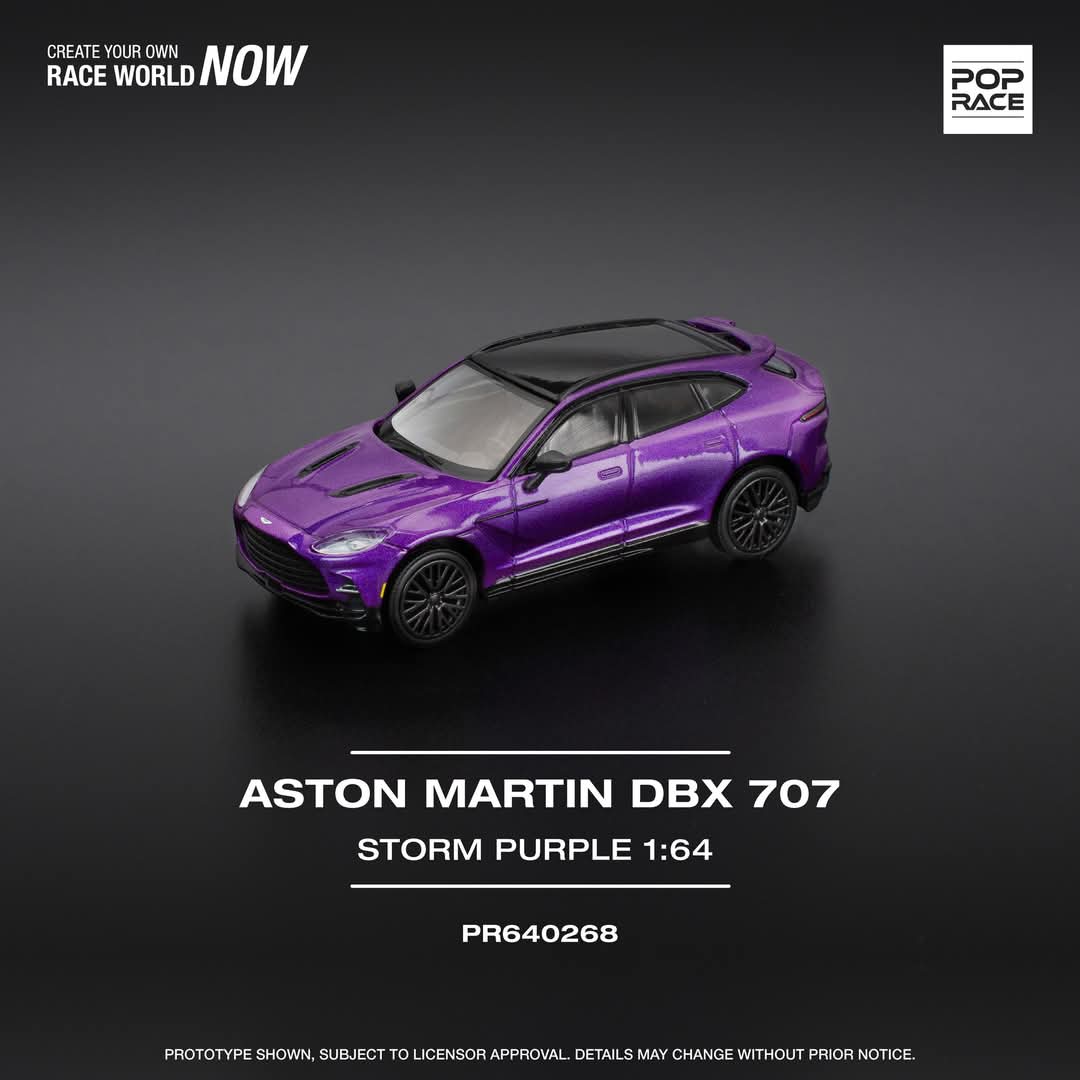 Pop Race PR640268 ASTON MARTIN DBX 707 - STORM PURPLE