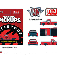 (Preorder) M2 Machines 1:64 1978 Chevrolet Cheyenne Super 30 Custom EDELBROCK – Red – MiJo Exclusives Limited Edition