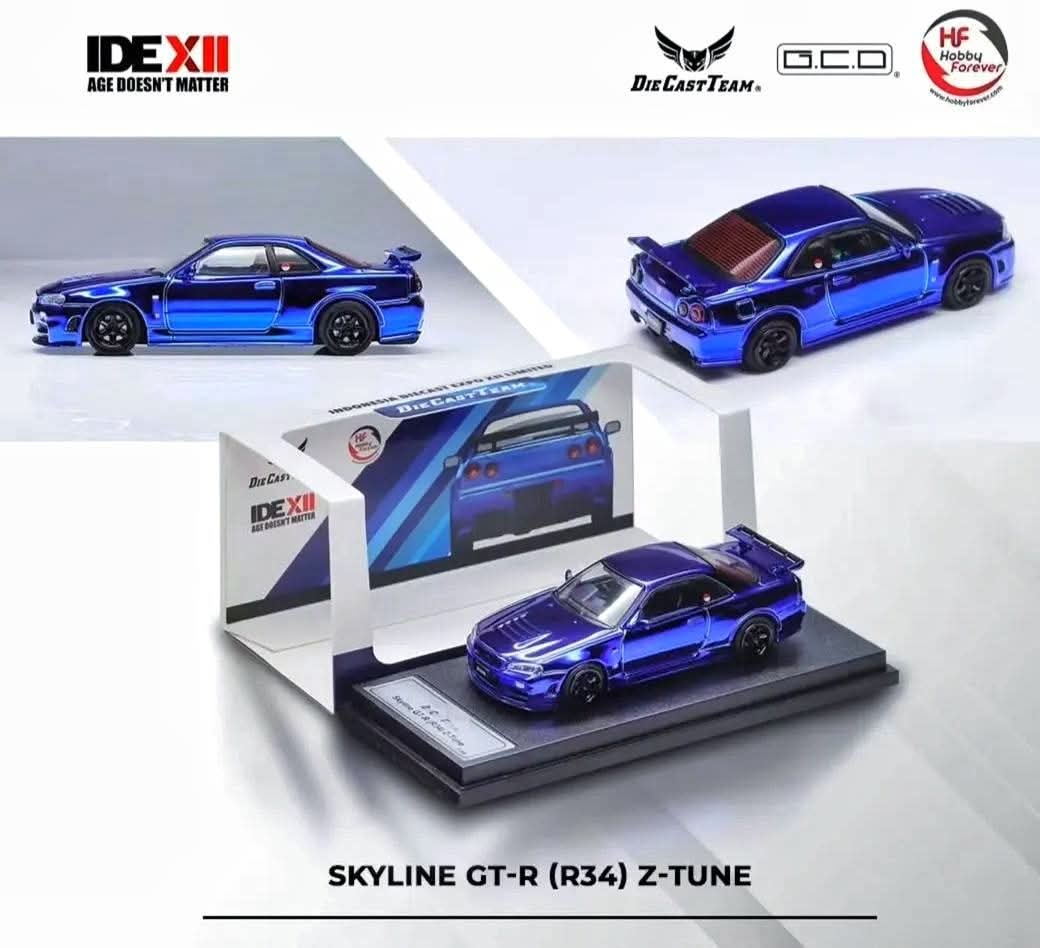 DCT X GCD IDE XII Exclusive
Nissan Skyline R34 Z-Tune Blue Chrome