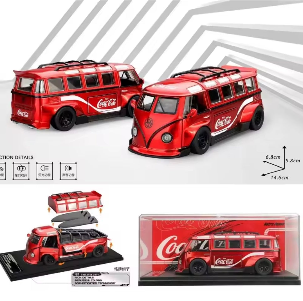 Coke T1 VW Bus Red