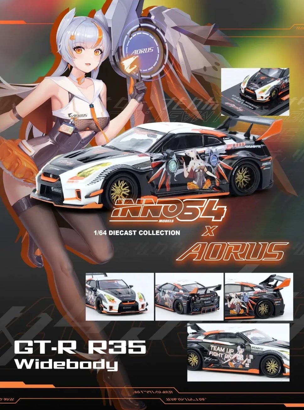 Inno64 GT-R R35 WIDEBODY AORUS X