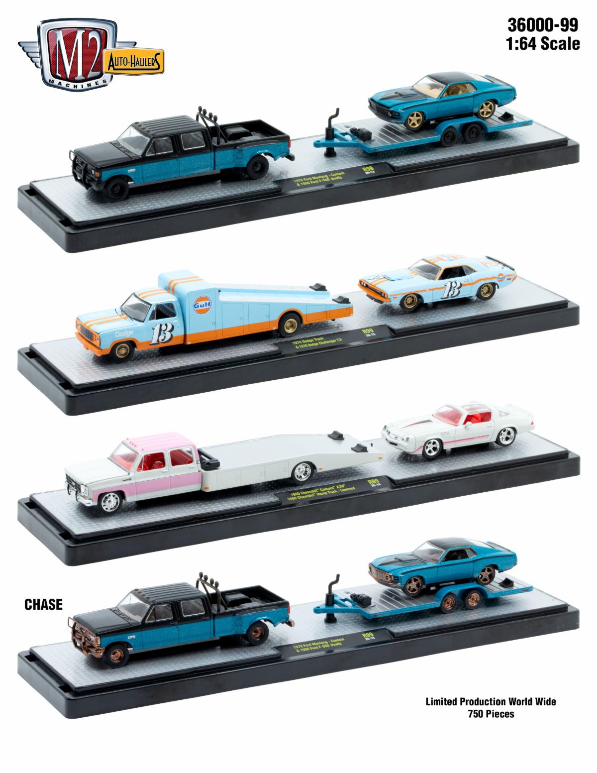 M2 Machines Auto-Haulers NEW RELEASE 36000 Series (36000-99)
