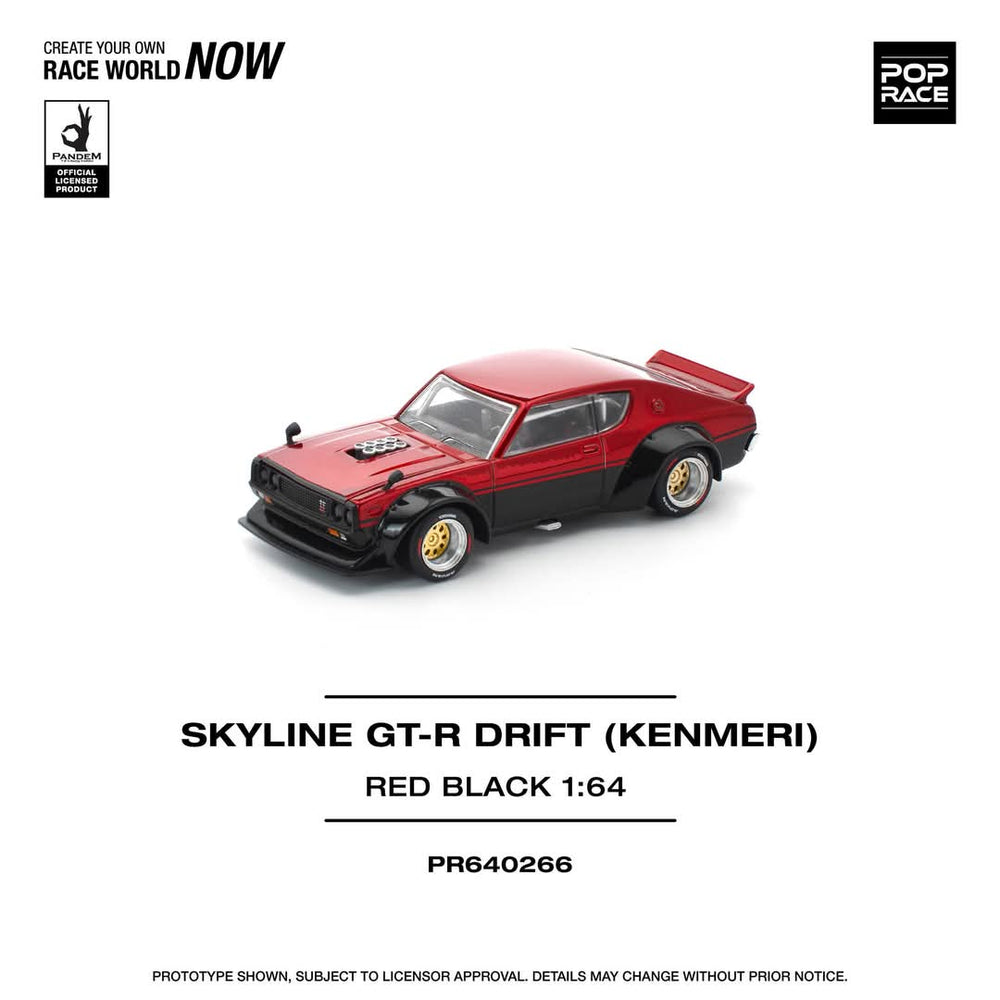 Pop Race PR640266 KPGC110 KENMERI - RED/BLACK