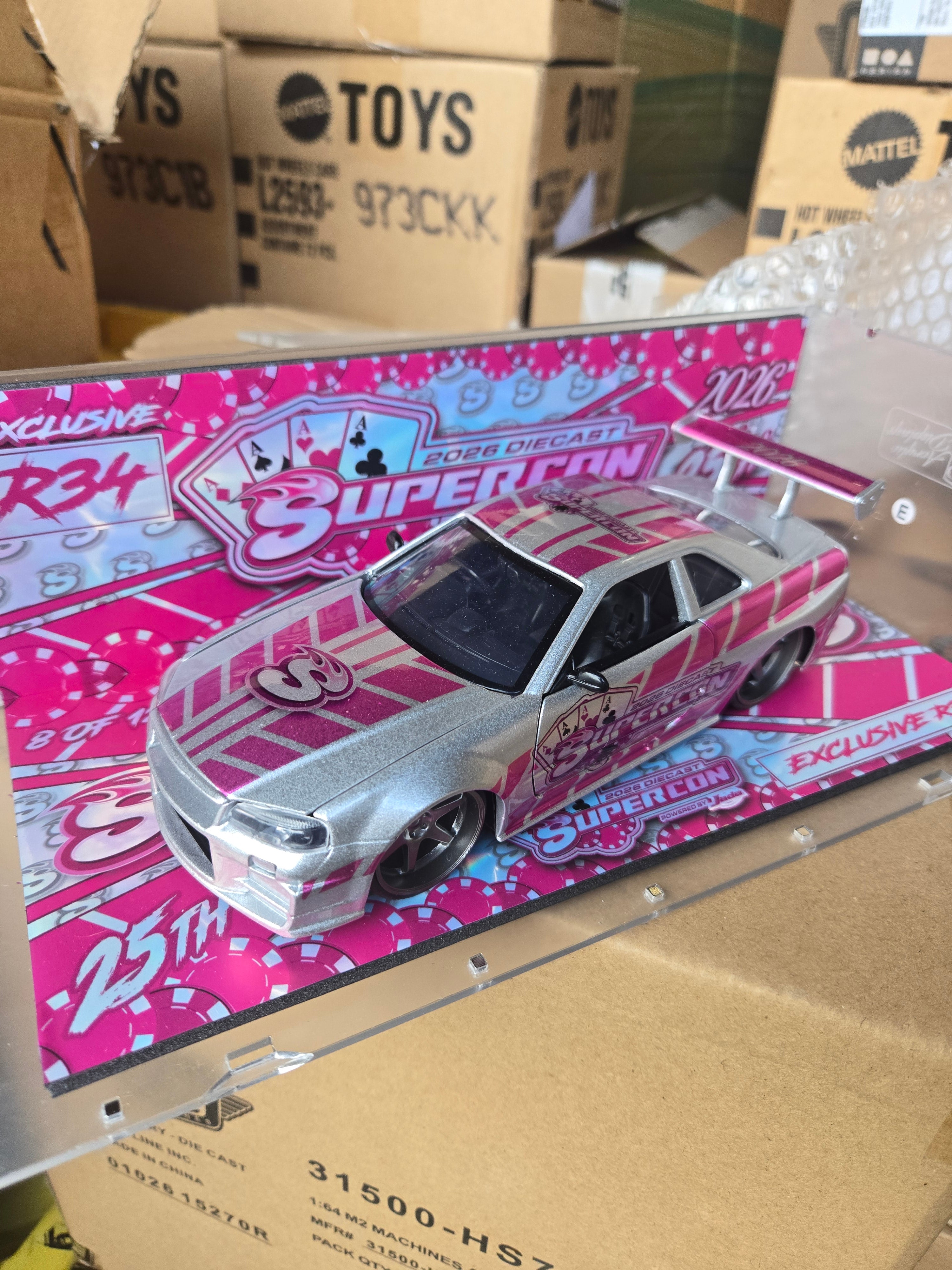 2026 Exclusive Las Vegas Diecast Super Convention 1/24 R34 Skyline by NMD