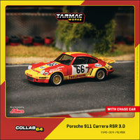 (Preorder) Tarmac Works x Schuco 1:64 Porsche 911 Carrera RSR 3.0 24h Le Mans 1974 #66 – Red