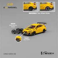 (Preorder) CM Model 1:64 Subaru WRX Varis WideBody 2.0 – Yellow